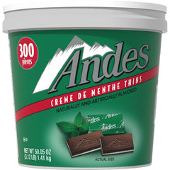 Tootsie Roll Andes Creme de Menthe Thin Mints bulk refill for bowls and gatherings.