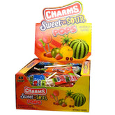 Tootsie Roll Charms Pops assorted flavors in a 6-pack, ideal for on-the-go snacking