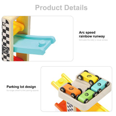 Top Bright Rainbow Track adds color and sensory appeal for engaging at-home play sessions.