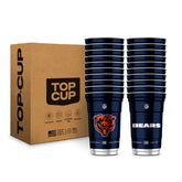 Top Cup Chicago Bears 20oz aluminum cup, team-pride display for game-day celebrations.