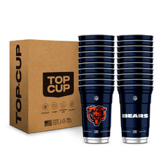 Top Cup Chicago Bears 20oz aluminum cup, team-pride display for game-day celebrations.