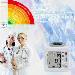 TopBOMED wrist BP monitor with two-user memory for family health tracking.