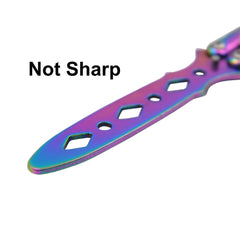 TOPCOM Butterfly Trainer unsharp blade for safe practice during tricks.