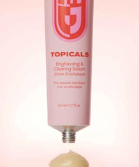 Pump action of Topicals Faded Serum for easy, controlled application.