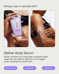 Topicals Slather serum pump dispensing for full-body coverage