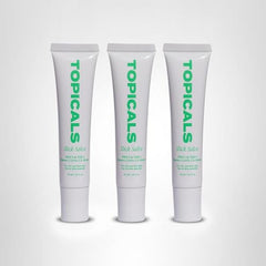 Topicals Slick Salve Mint Lip Balm being applied for shine