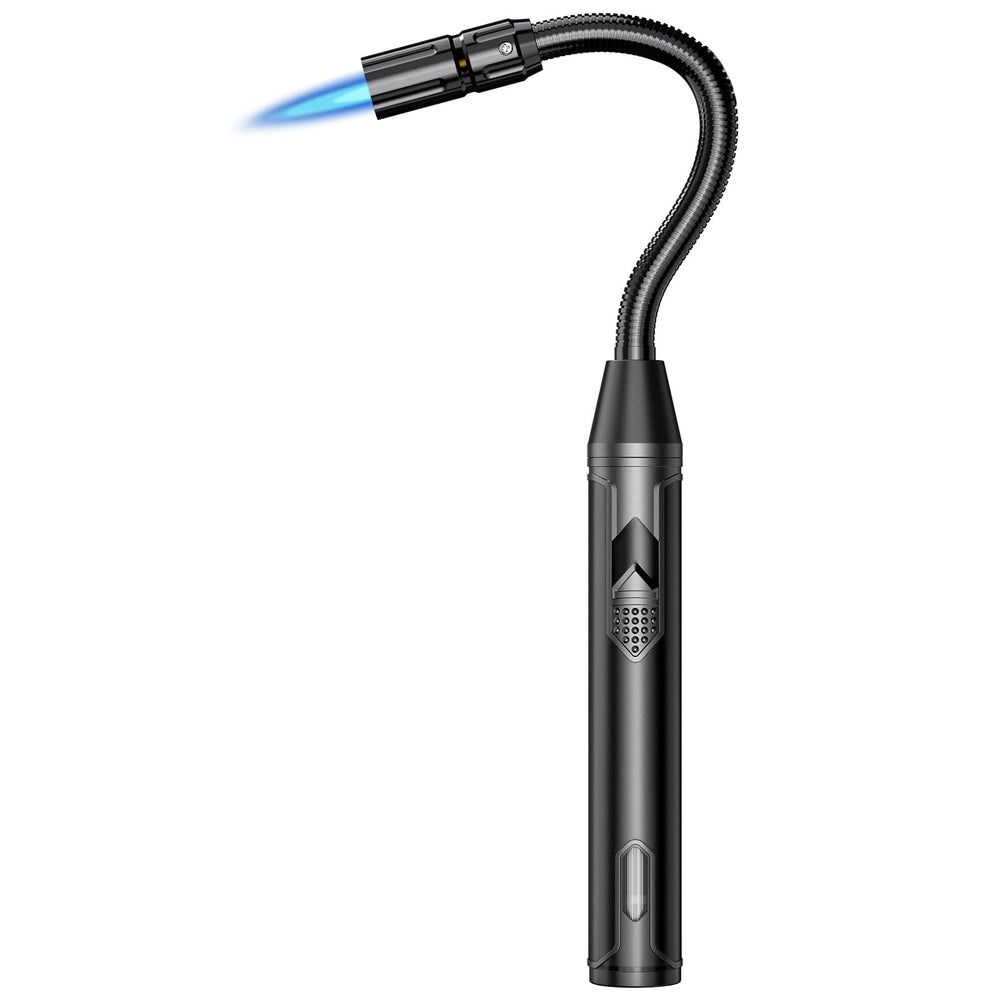 TopKAY Torch Lighter with flexible neck enabling safe candle lighting and deep jar access