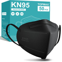 TOPMAX KN95 mask with 3D cup design for comfortable all-day wear.
