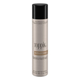 TOPPIK colored hair thickener spray in light brown for fuller roots.
