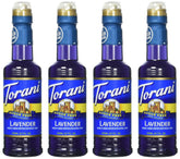 Torani Lavender Syrup bottle for sugar-free flavor in beverages