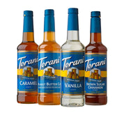 Torani Sugar Free Peanut Butter Cup bottle for sugar-free coffee customization