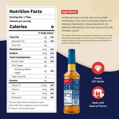 Torani Sugar Free Salted Caramel bottle front showing keto-friendly flavor