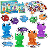 Torlam Frog sight word cards with suction cups for hands-on word practice.