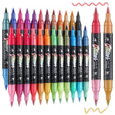 TOSHARE 48-colors glitter markers set for vibrant artwork and crafts
