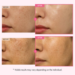 Skin swatch on skin reveals even tone with subtle hydration.