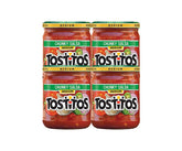 Tostitos Medium Chunky Salsa jars in a 4-pack, ideal for entertaining.