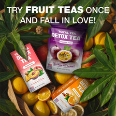 Total Tea Slimming Detox Tea tea bags pack for daily ritual.