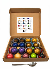 Total 32Capsules espresso and lungo collection highlights bold and balanced options.