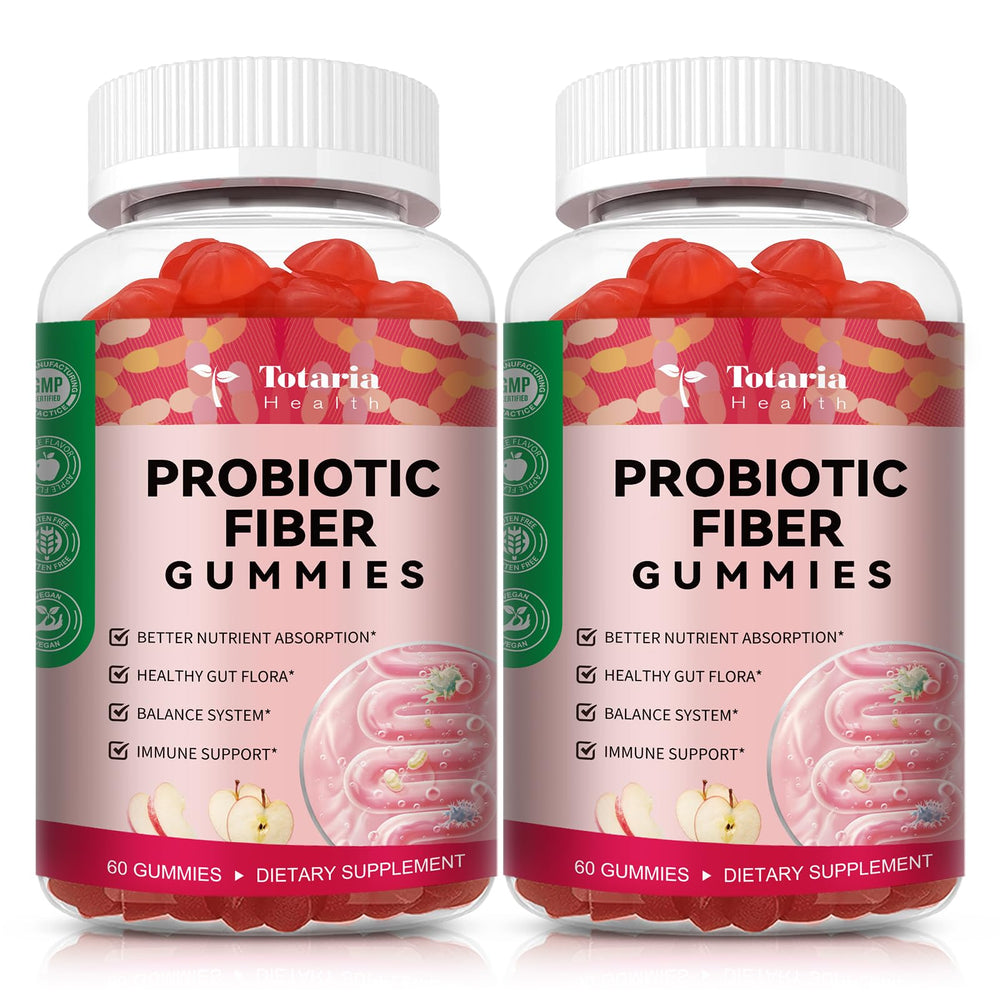 Totaria 9-in-1 gummies bottle front for digestive support and convenience.