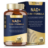 Totaria NAD supplement bottle front view supporting energy and wellness.