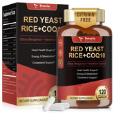 Totaria red yeast rice bottle with capsules for daily supplementation.