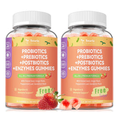 Totaria Sugar-Free 5-in-1 probiotic bottle supports balanced digestion daily.