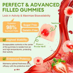 Totaria Sugar-Free 5-in-1 chew action demonstrates convenient chewable digestive support.