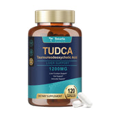Totaria TUDCA bottle front showing the 1200 mg high-strength formula.