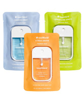 Touchland Frosted Mint bottle pour shows refreshing hydration for clean hands
