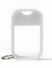 Touchland Frosted Sparkle case protecting the 1 oz bottle for easy access