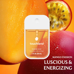 Touchland Hydrating Sanitizer Mist Wild Watermelon bottle close-up, fruity aroma while sanitizing
