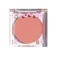 Tower 28 BeachPlease cream blush lip tint rosy nude swatch for natural glow.
