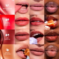 Tower 28 LipSoftie glossy-tint finish adds sheer color and shine.