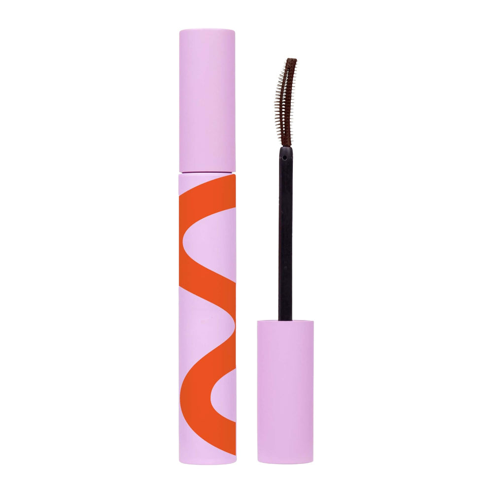 Tower 28 MakeWaves mascara wand delivering lift and definition.