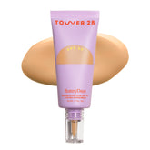Tower 28 SunnyDays bottle with SPF 30 for lightweight tinted coverage.