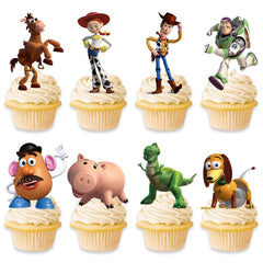 Toy Inspired Story Cupcake Toppers packaging view for party prep