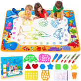 Toyk Water Doodle Mat large size shows expansive surface for group play and learning.