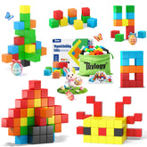 Toylogy 48pcs magnetic blocks pack promotes creative play and early spatial reasoning.