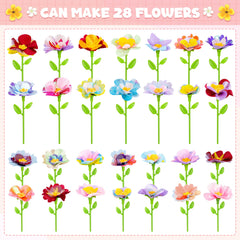 Toyly long and short flower branches ideal for building custom fabric bouquets