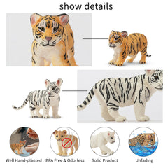 Toymany leopard cub figurine with vivid color for educational pretend play