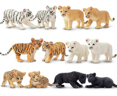 Toymany tiger cub figurine with hand-painted texture for creative storytelling