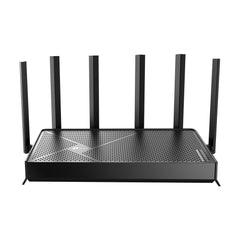 TP-Link Archer BE600 front view shows tri-band WiFi 7 for large homes