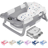TPN collapsible baby bathtub folded for compact storage and space saving
