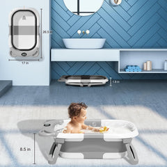 TPN digital thermometer displays bath temperature for comfortable bathing