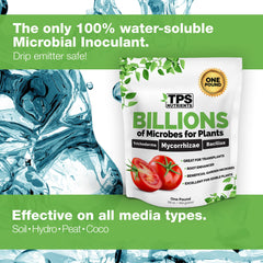 TPS Nutrients Billions being dispensed into water for easy feedwater delivery.
