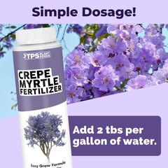 Healthy green foliage with TPS NUTRIENTS Crepe Myrtle Fertilizer.