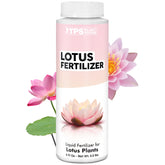 TPS NUTRIENTS Lotus Fertilizer bottle pouring into water promotes blooms