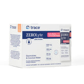 Trace Minerals ZeroLyte Salty Berry Lemonade packet ready for on-the-go hydration.