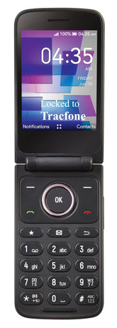 TracFone TCL FLIP 3 front display enables quick access and multitasking.