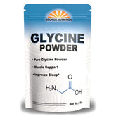 TradeKing Glycine Powder 2 lb bag on kitchen counter for daily use.